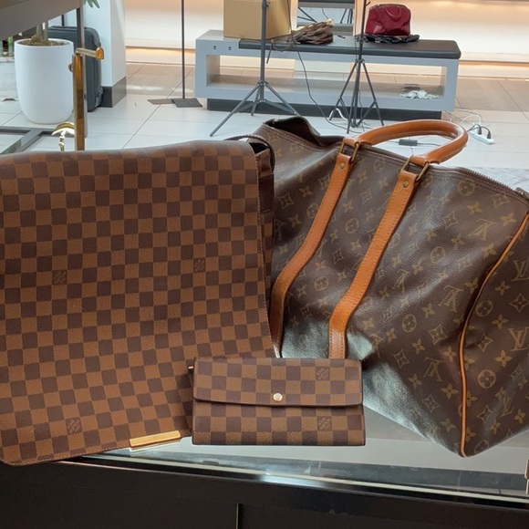 Gigi’s Luxury Brown LV Checkered and Monogram Bags and wallet - Picture 1 of 1